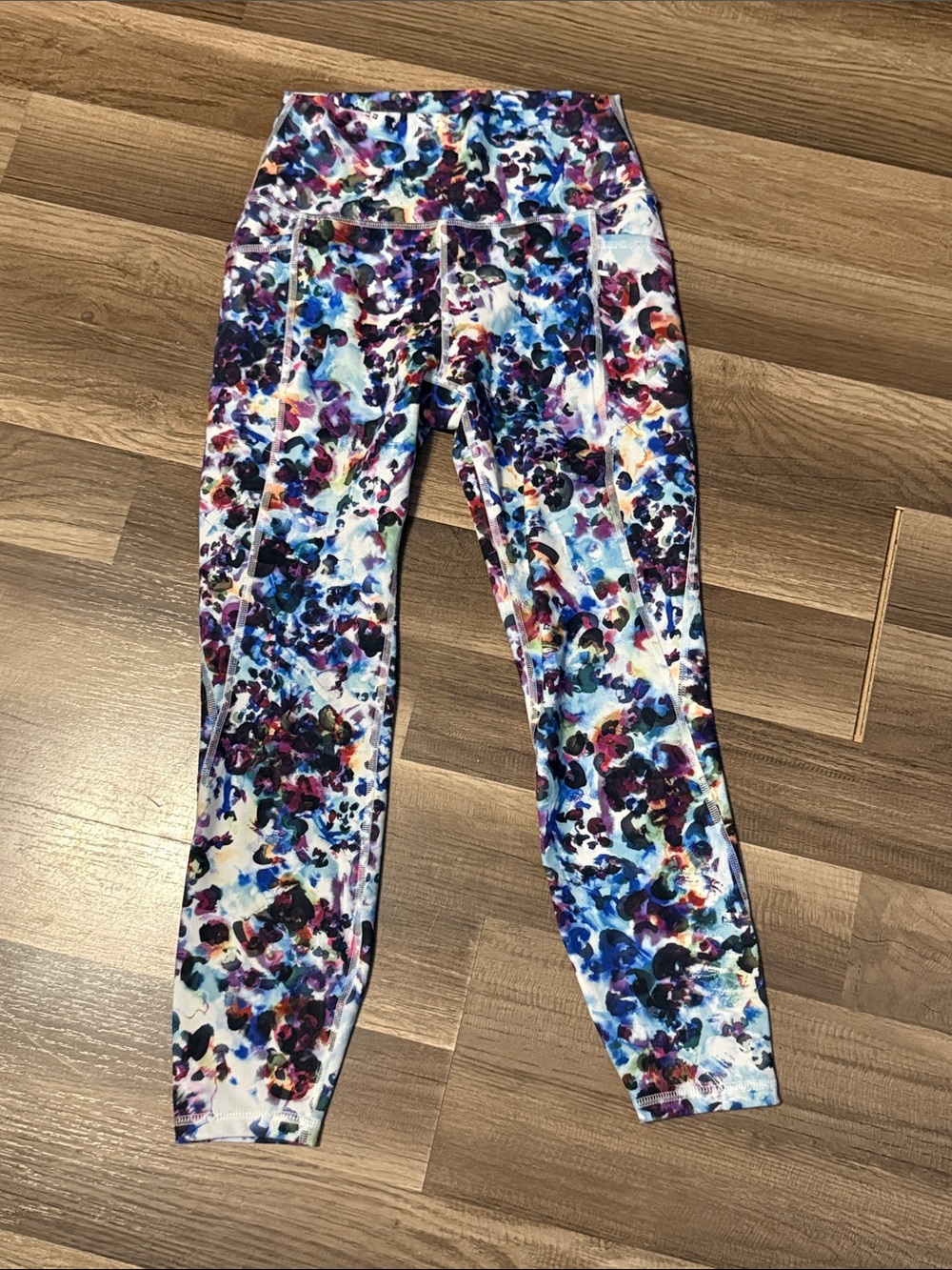 RBX Multicolor Floral Print womens Leggings size small